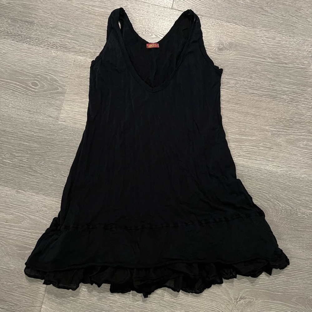 Zoey Boutique Sleeveless Dress Coverup | Ruffle Detail